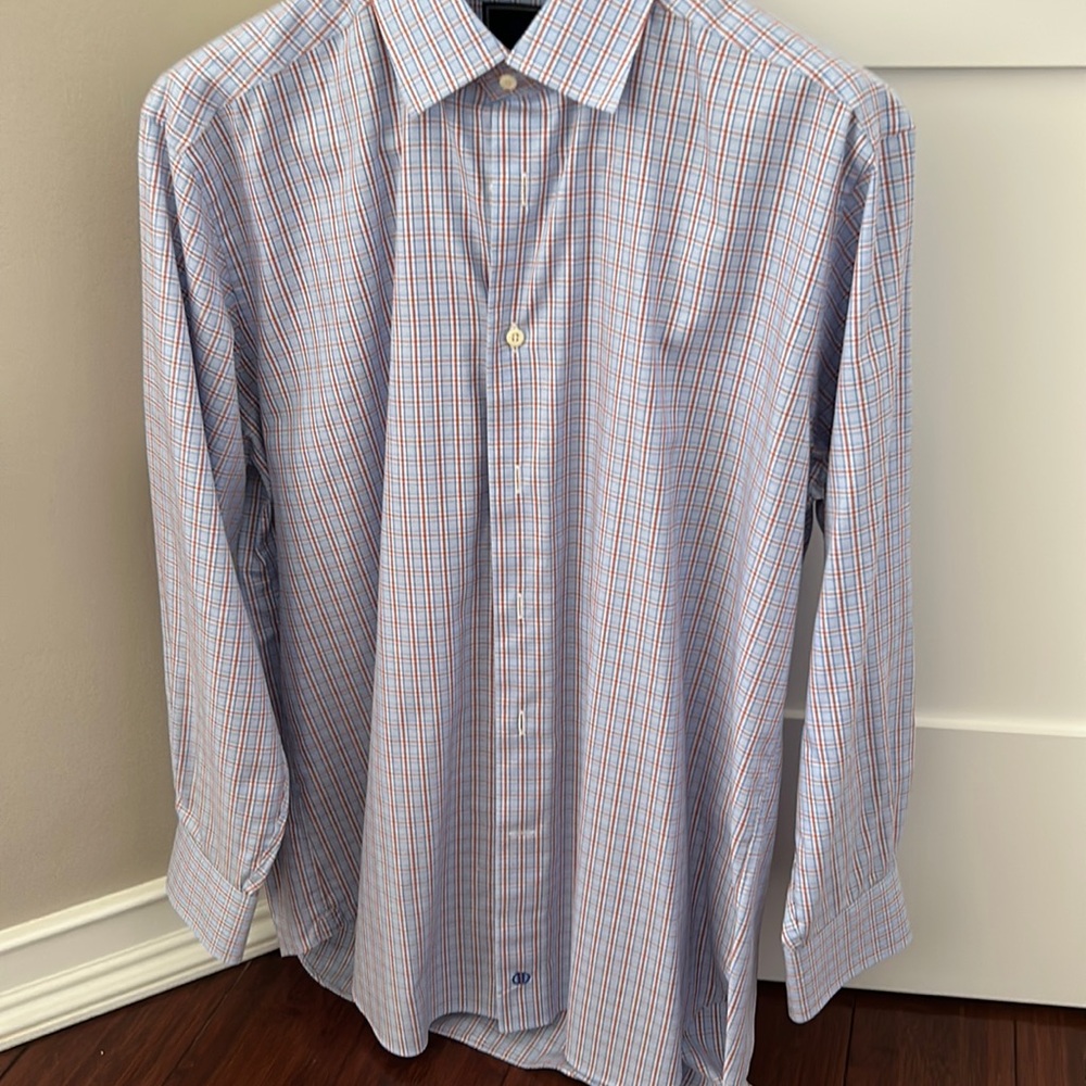 David Donahue men’s button down dress shirt